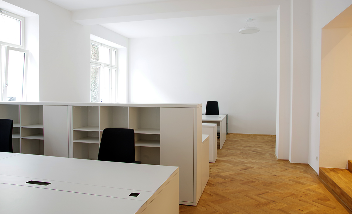 Umbau und Sanierung Büroräume im Denkmalschutz München